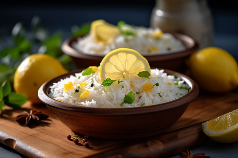 Arroz Basmati al limón Estilo Pakistaní