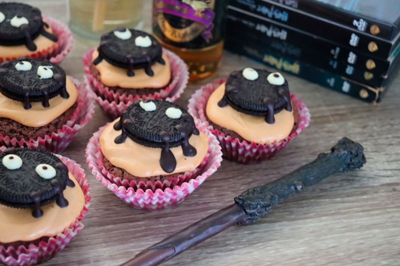 Petits gâteaux au chocolat pour Halloween