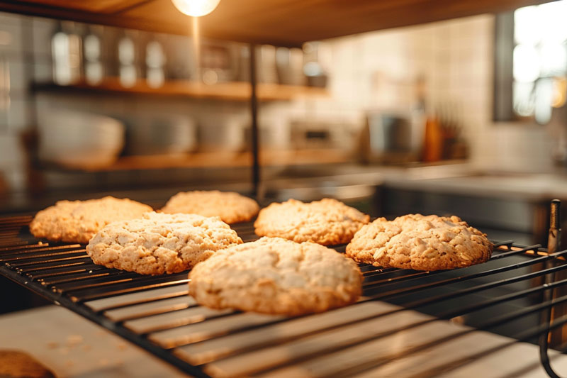 Biscuits aux flocons d'avoine et à la mandarine