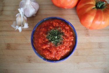 salsa de tomate para pizza